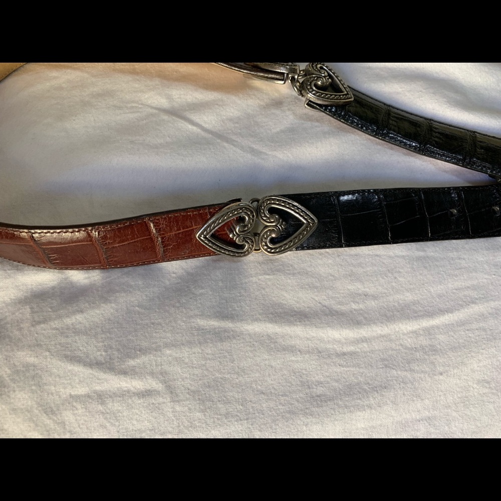 Brighton black and brown belt sz M